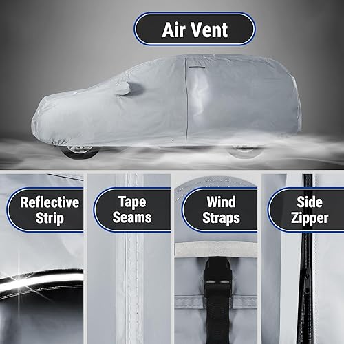 Miniatura 5 de SUV Custom-Fit Car Cover for Nissan X-Trail  Waterproof All Weather SUV Cover for UV, Rain, Snow, and Ice. Premium Quality, Suitable for Both Indoor