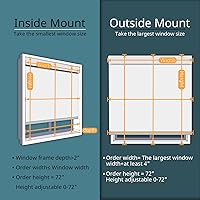 Vista 6 de Persianas motorizadas sin taladro, persianas automáticas para ventanas, persianas enrollables eléctricas con control remoto persianas inteligentes