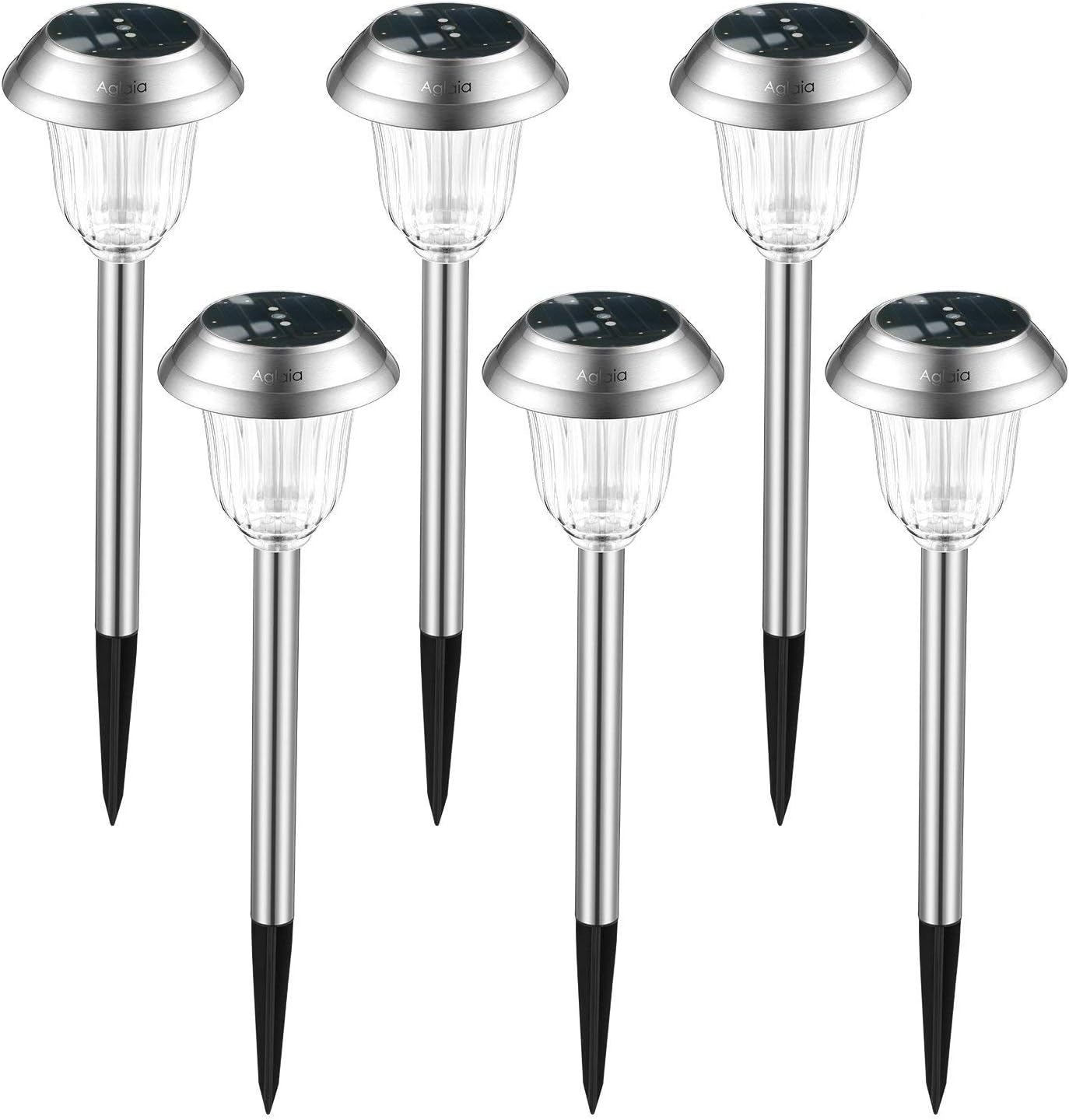 Aglaia Solar Lights Outdoor, Solar Garden Lights, Solar Pathway Lights