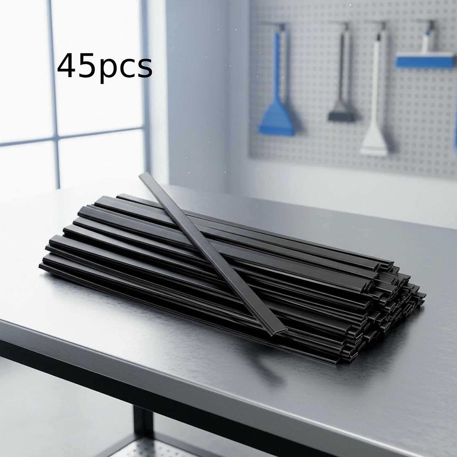 #N/A/a 33 Piezas Clips para Lona de Piscina Abrazaderas de Borde Tiras de Sujeción Tiras de Bloqueo PE Resistente Y Fijación Estable del Liner, 45 Piezas