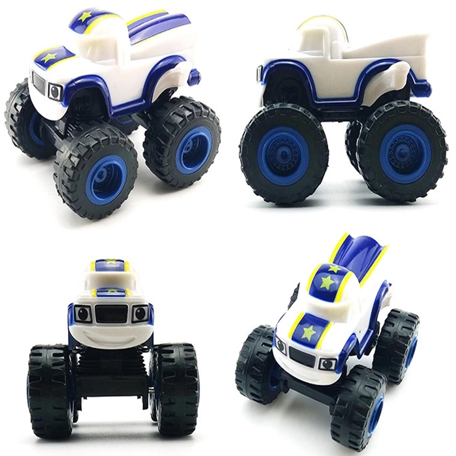 BEYOND MS Lot de 6 Jouets et Les Monster Machines Trucks pour Enfants - Cadeau d'anniversaire pour garçons et Filles