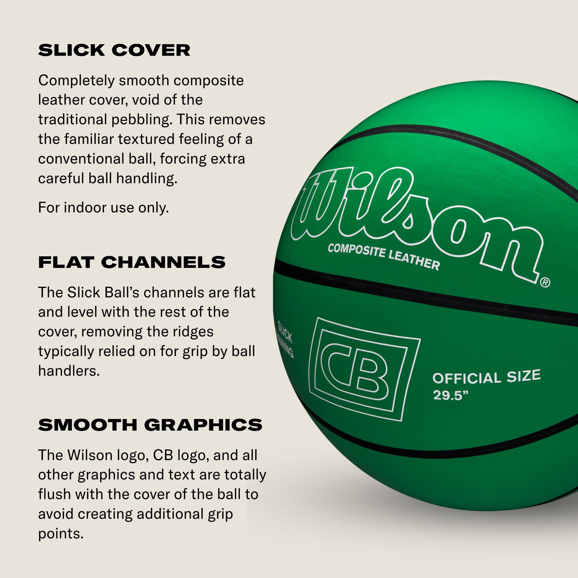 Wilson Palloni da basket Chris Brickley da allenamento, misura 6 e 7