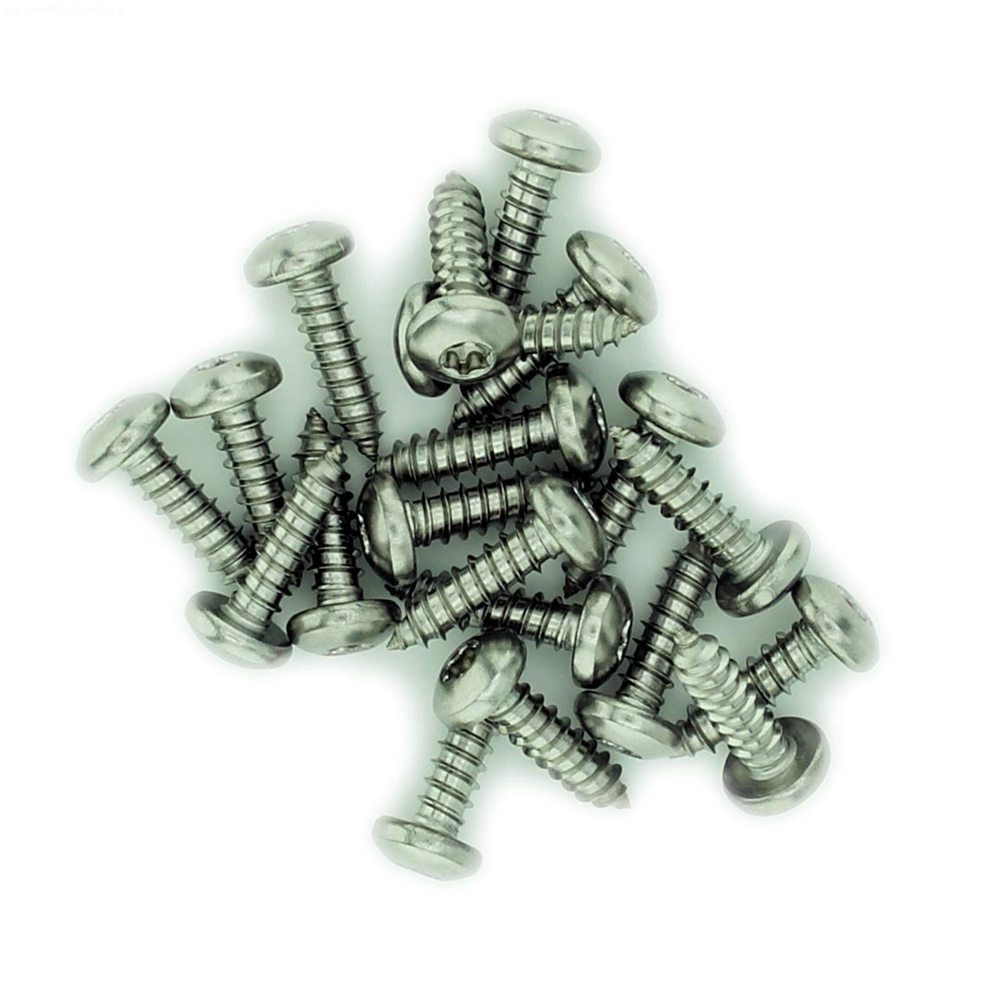 Singularity Supplies No.8 X 1.775 (4.2Mm X 45Mm) Tx Pan Self-Tapping Screw - Stainless Steel (A2) (Pack Of 20)