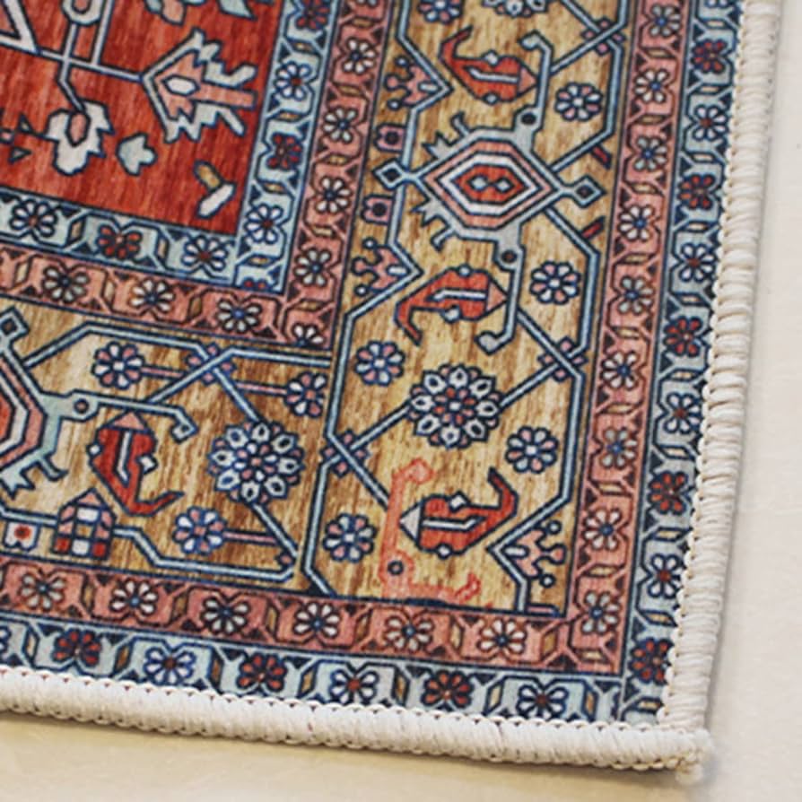 Amazon｜[DLAWF] ペルシャ絨毯風 ペルシャ柄 160*230 洗える ラグ