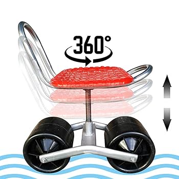 園芸用車輪付き器具 大きなホイール Amazon.co.jp: 農作業 椅子 草取り 園芸カート 草むしり椅子