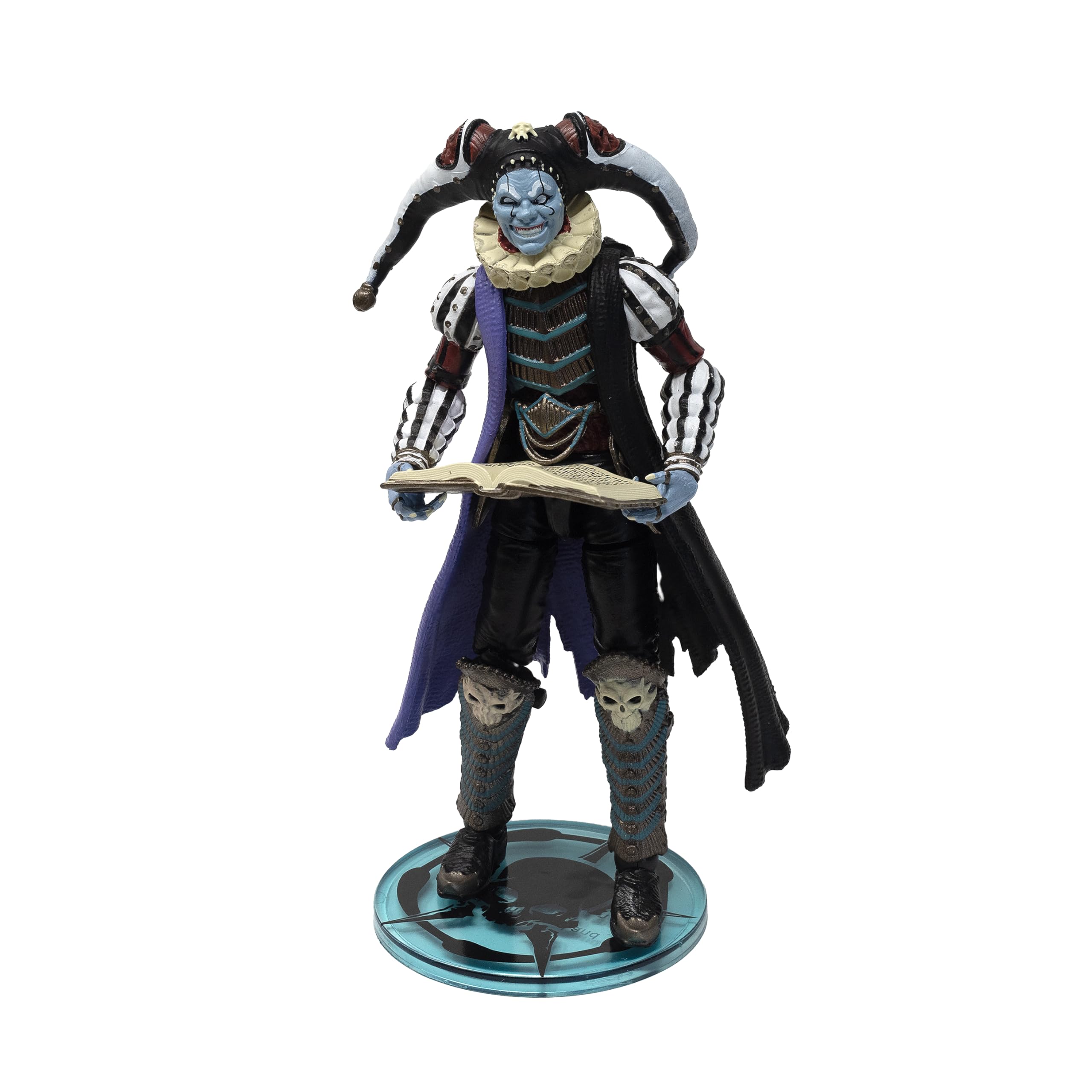 Boss Fight Studio Court of The Dead Malavestros Action Figure – Highly Articulate Collectible Figurine with Accessories Including Alternate Hands, Book, Scroll, and Magical Flame – 4”