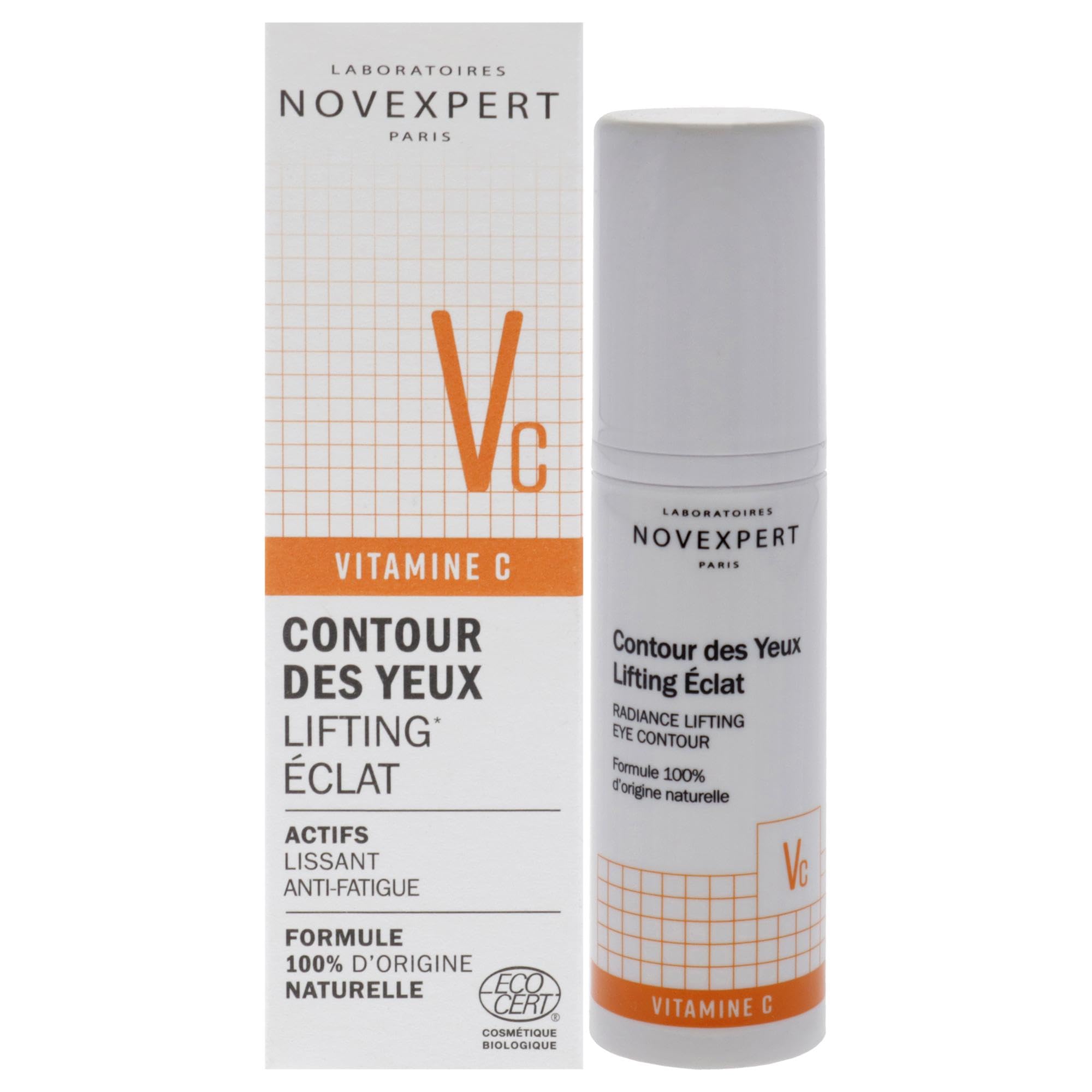 Radiance Lifting Eye Contour by Novexpert for Women - 0.5 oz Cream, Cranberry, 15 g (Pack of 1)