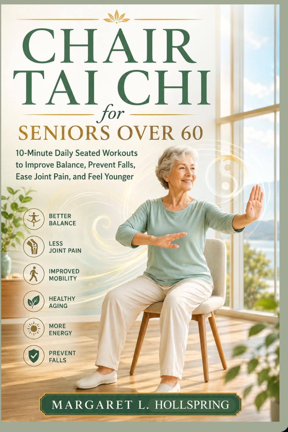 CHAIR TAI CHI FOR SENIORS OVER 60: 10-Minute Daily Seated Workouts to Improve Balance, Prevent Falls, Ease Joint Pain, and Feel Younger