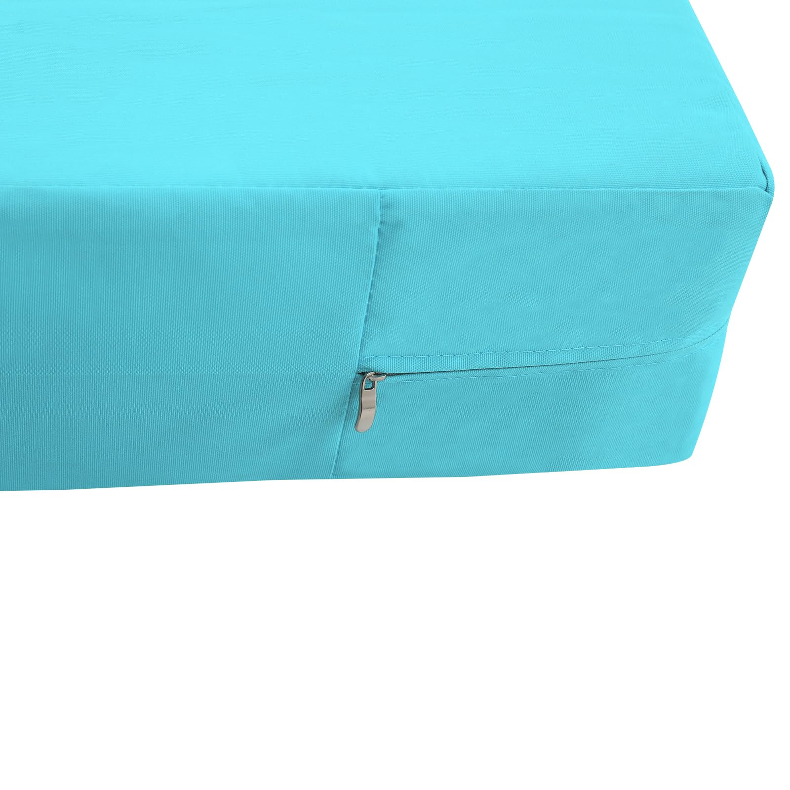200 x 90 x 15 cm, materac do rehabilitacji szpitalnej, oddychający materac pielęgnacyjny z pianki 45D i wodoodpornej poszewki, niebieski, wysokiej jakości materac ze zdejmowaną poszewką na