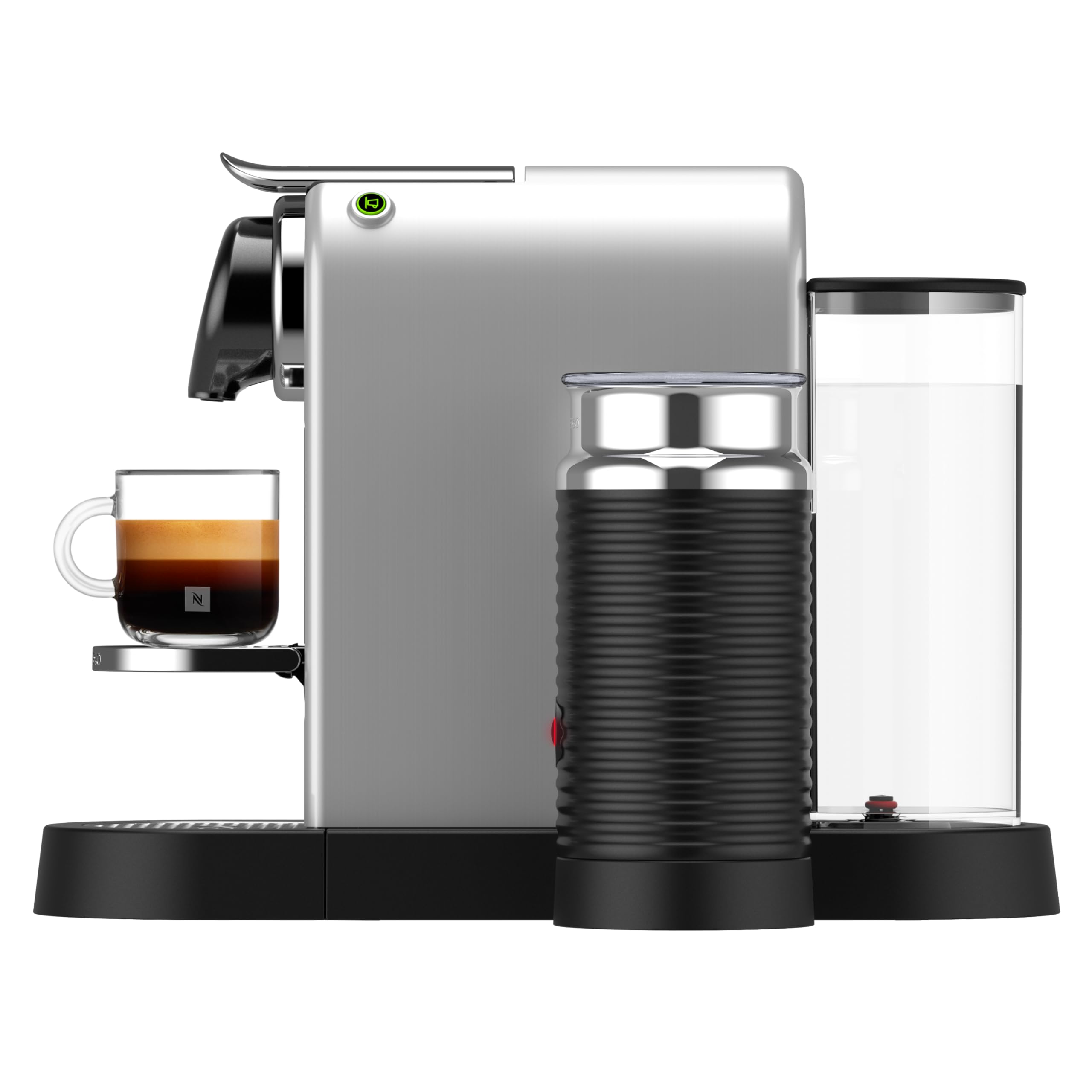 Nespresso Krups XN761B Citiz&Milk Kaffeekapselmaschine 1260W 19 Bar silber