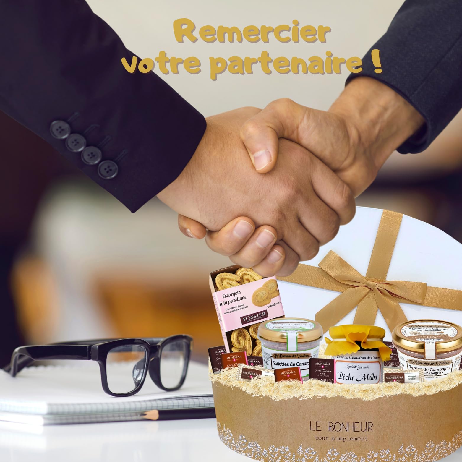 Coffret Sucré Salé - Terrines, Feuilletés, Confiture, Chocolats MONBANA