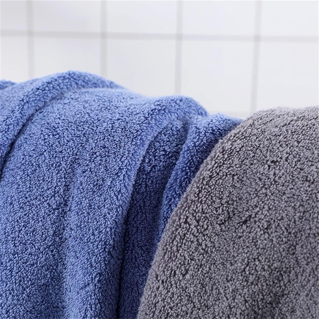 2-Piece Cotton Bath Towel for Men and Women with Extra Absorbent and Quick-Drying Soft Bath Towel(D)