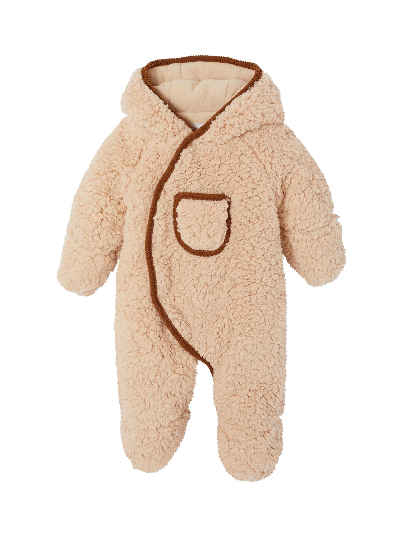 VERTBAUDET Combipilote Naissance avec Capuche Sherpa Ours