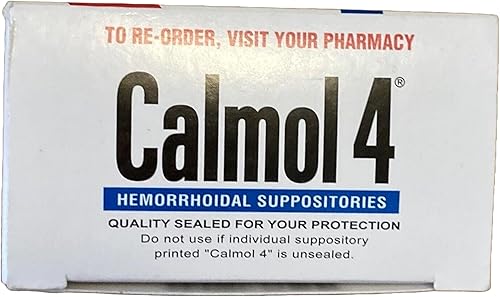Miniatura 5 de Calmol 4 Supositorios hemorroidales 24 cada uno (paquete de 2)