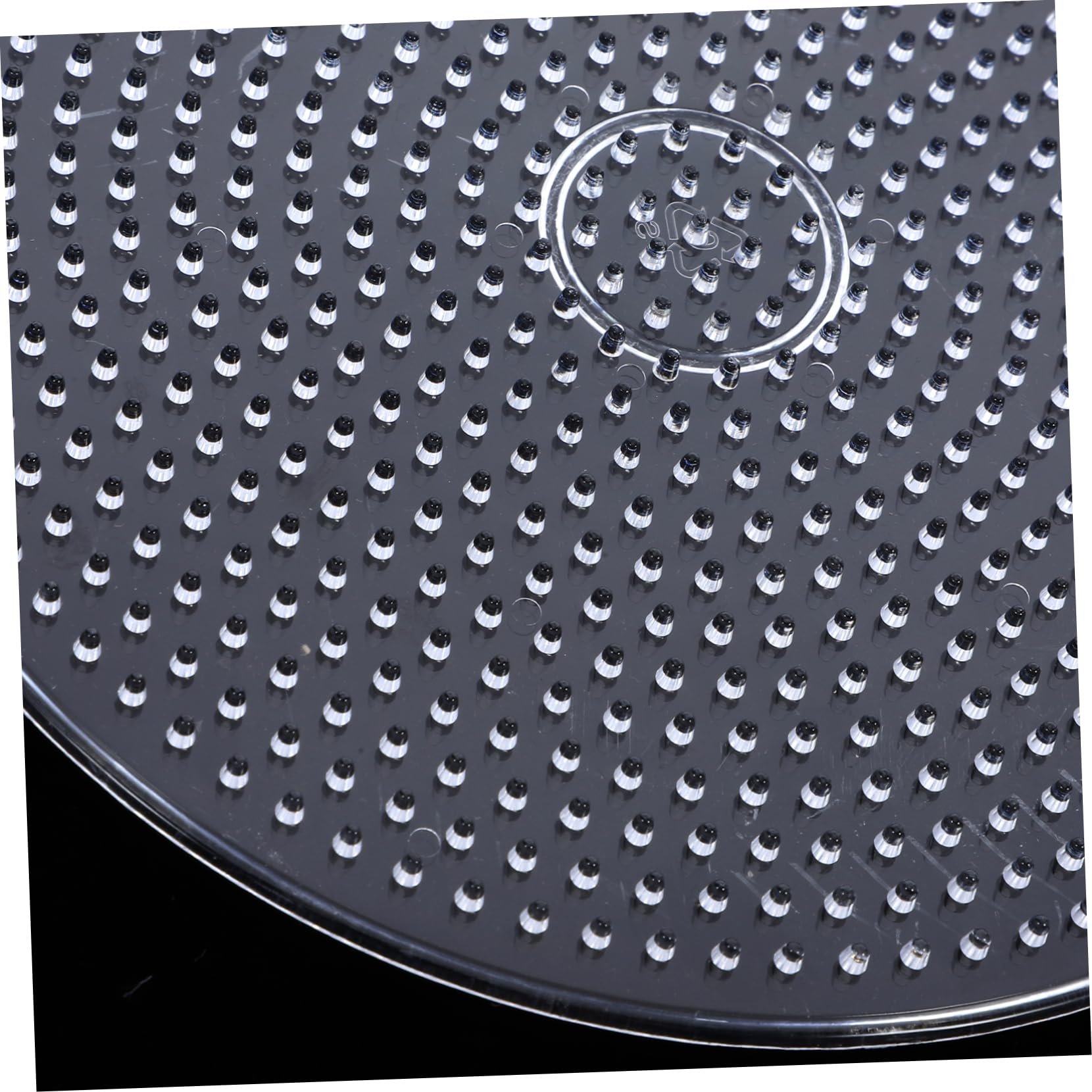Toddmomy Lot de Plaques à Perles à Repasser Transparentes Assortiment Formes Carré Cœur Rond avec Clips pour Projets de Bricolage Créatifs et Perlage Bijoux