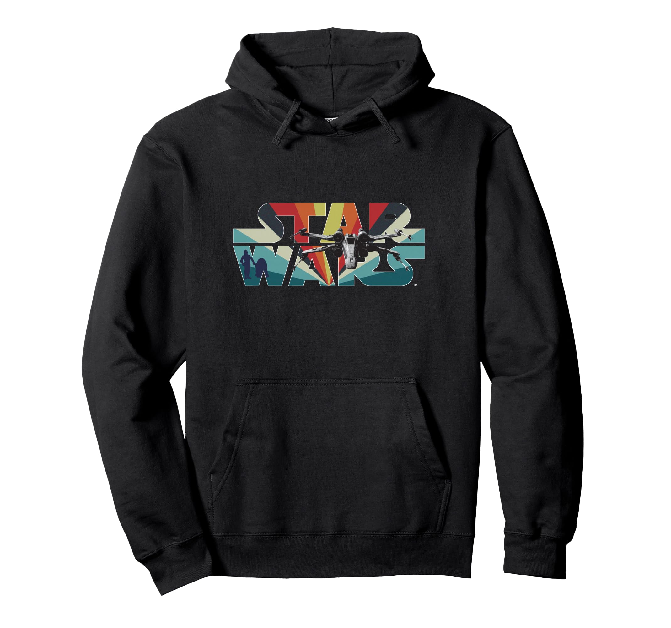 Star Wars Logo Wing sweat à capuche pull imprimé coloré - 2