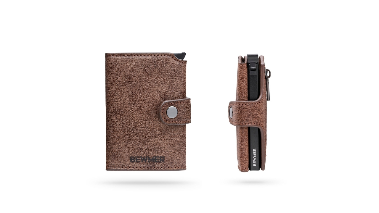 Porta Carte di Credito BEWMER 2 Schermato | Portafoglio Slim da Uomo e  Donna con Rfid Protection Anticlonazione | Porta Tessere e Soldi con  Portamonete (Giallo Carbon) : Amazon.it: Valigeria