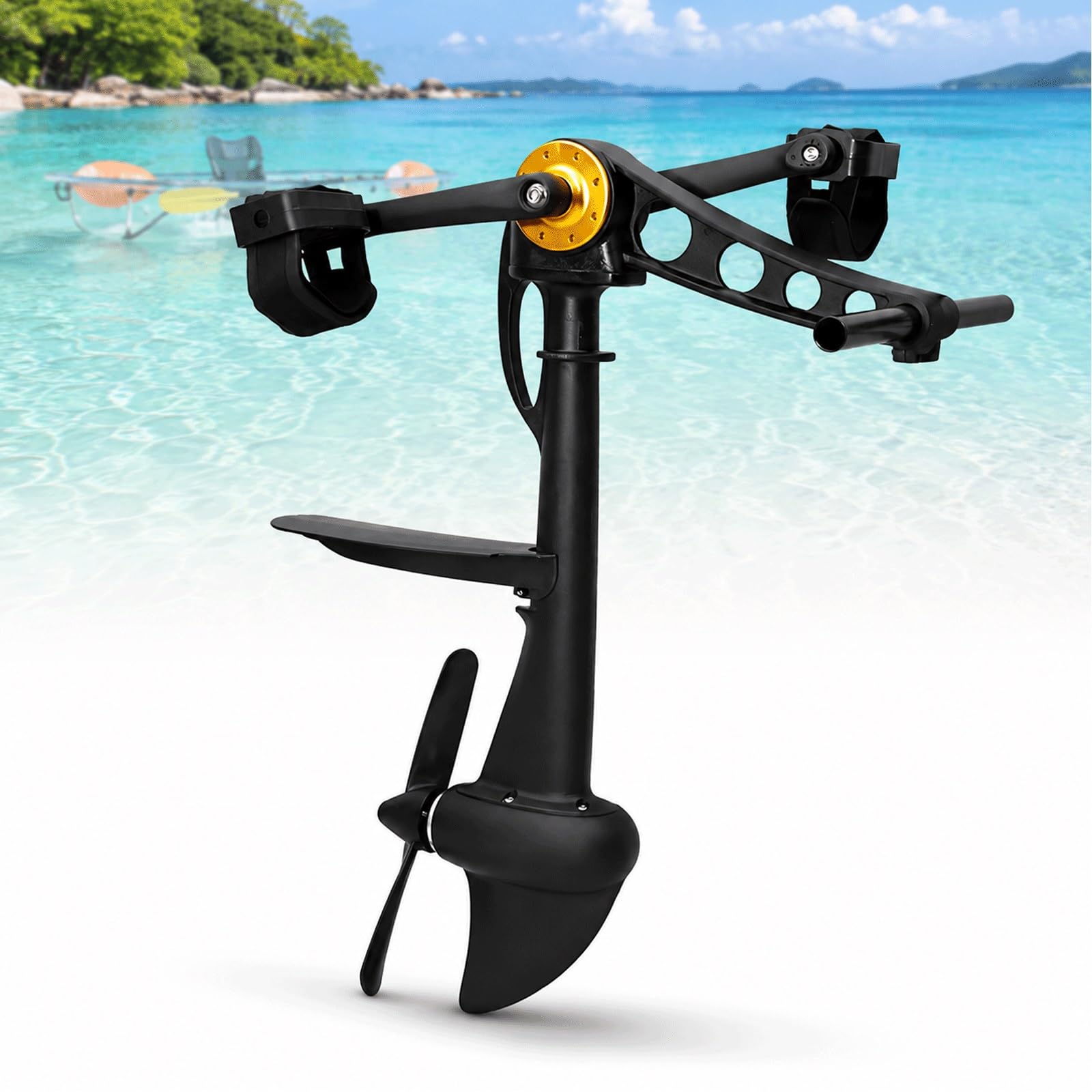 Kit Di Propulsione A Pedali For Kayak, Propulsione For Kayak Tutto In Uno | Con Pedaliera Integrata, Per Battute Di Pesca E Caccia In Mare Aperto Per Adulti