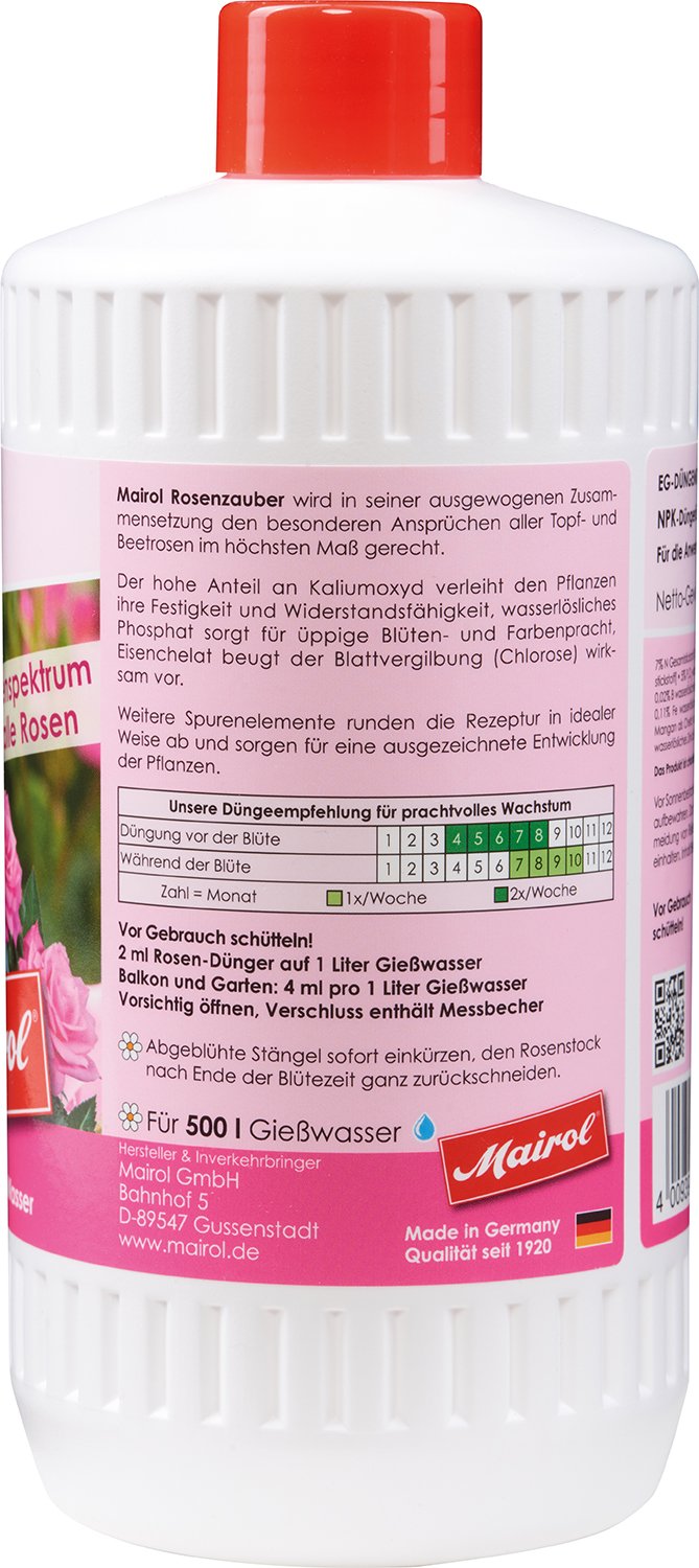 Rosen-Dünger Liquid, Rosenzauber | 1.000 ml