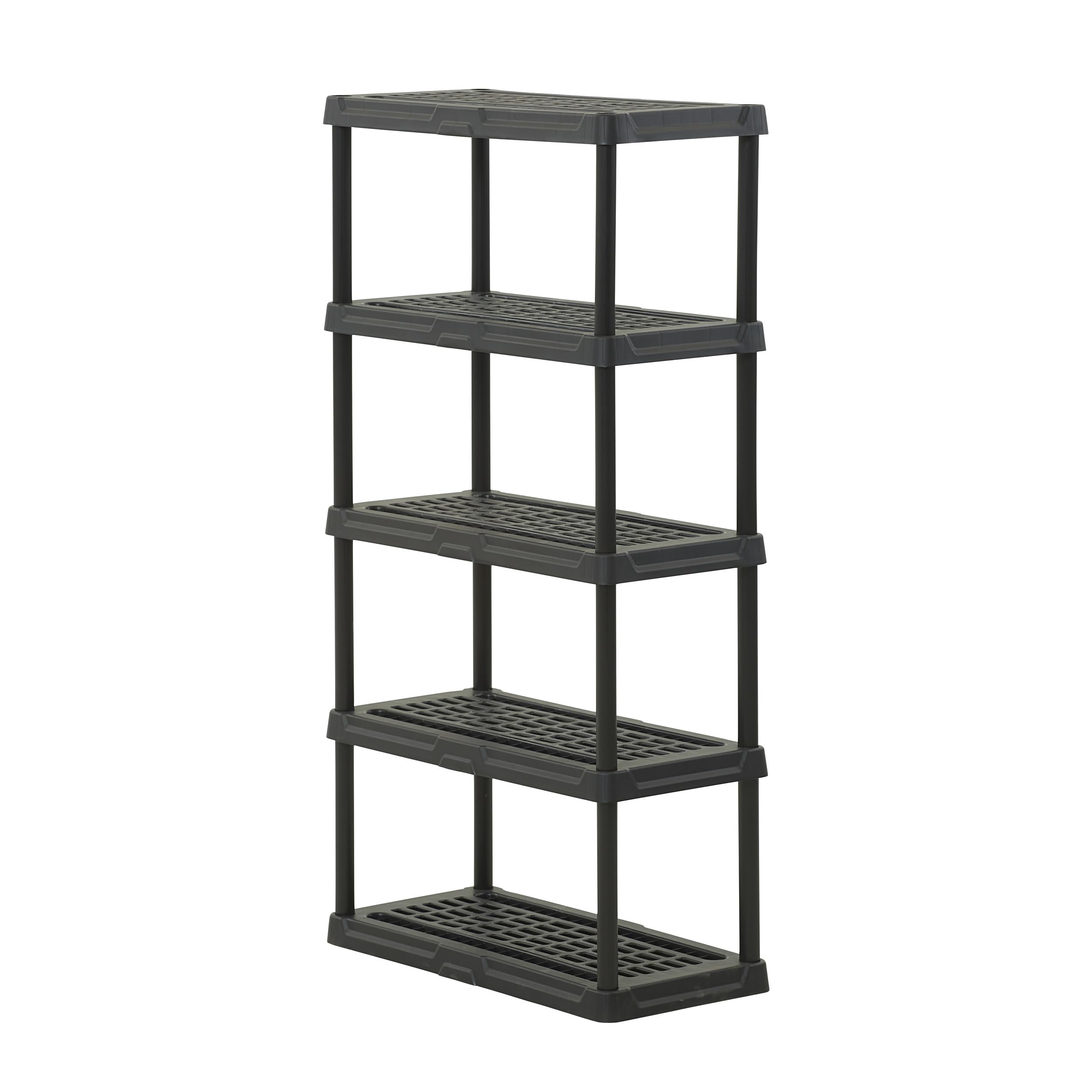 CENTREX CX 5-Tier Plastic Storage Shelving Unit