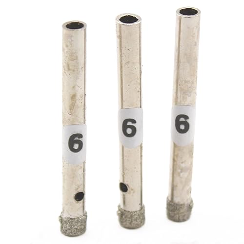 Miniatura 18 de JINGLING Broca de diamante de 0.118 in, brocas de diamante de 1/8 pulgadas, broca de vidrio, herramientas de brocas de núcleo de sierra de agujero