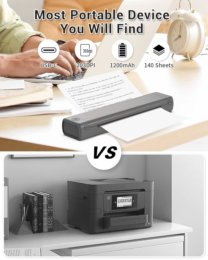 【新品】Phonemo Printer Paper 9個入り Amazon.com: Phomemo Inkless Portable Printer Grey & US