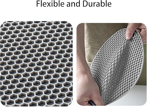 Vista 26 de TENOC Alfombrillas de silicona antideslizantes, resistentes al calor y atrapadoras de agua, para vasos de agua, tazas de té, tazas de café, platos