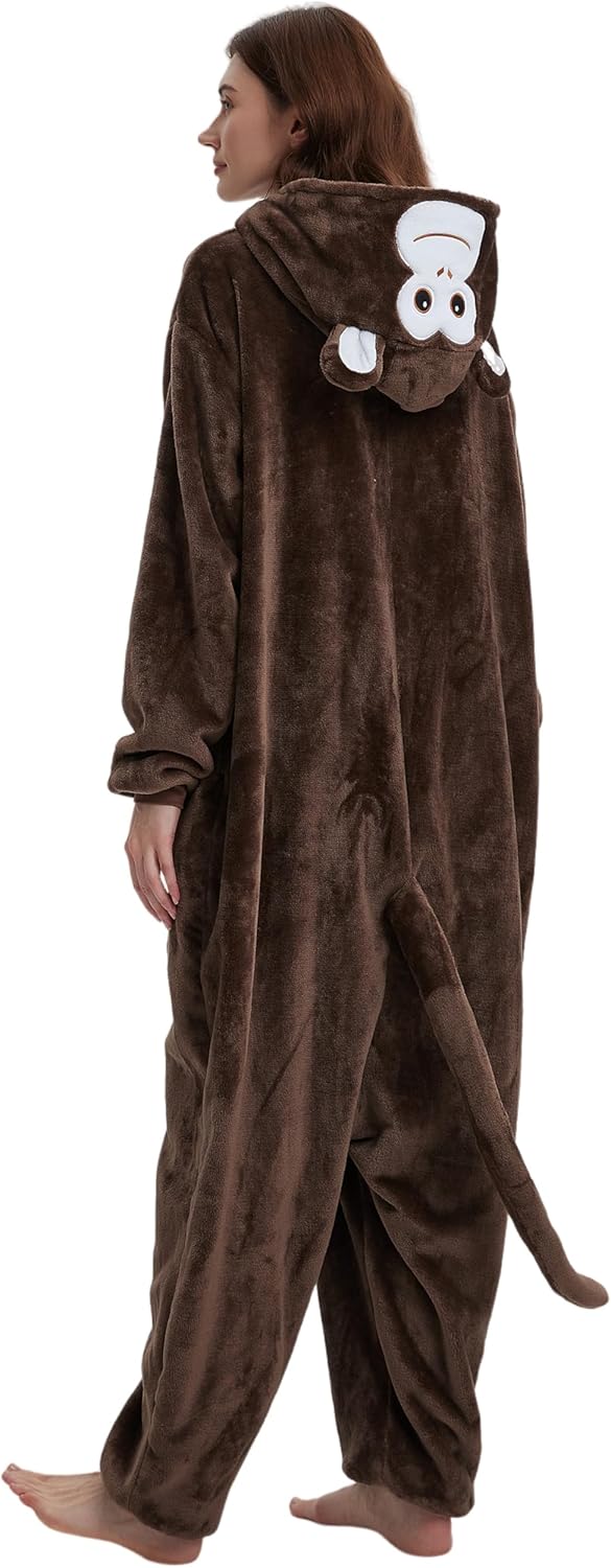 SAMGU Adult Onesie Animal Pajamas Halloween Cosplay Costumes Sleepwear Homewear - Image 5