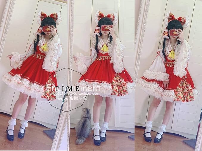 Amazon 東方project 博麗霊夢 コスプレ衣装 コスプレ 仮装 通販