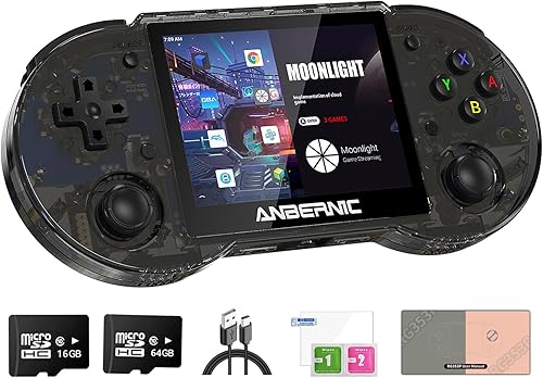 Miniatura 1 de Dosnura RG353P Consola de juegos portátil Linux y Android Dual OS RK3566 64BIT 64G TF Card 4420+ Juegos clásicos 3.5 pulgadas IPS Pantalla 3500mAh