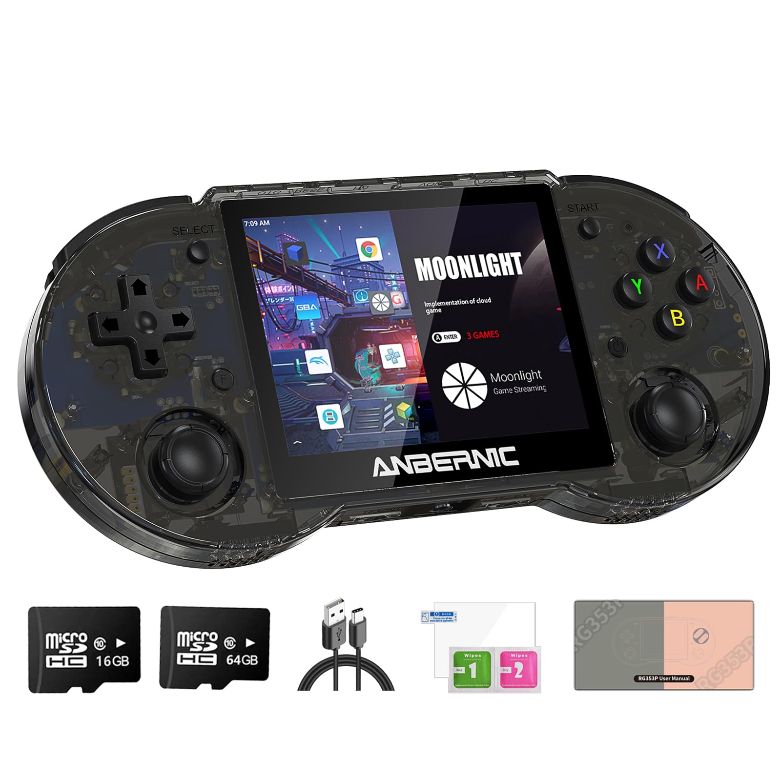 Amazon.com: Dosnura RG353P Handheld Game Console Linux and Android