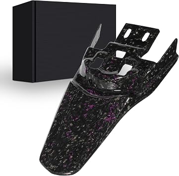 Motorcycle Rear Fender,Real Carbon Fibre for X/S X160/X260-Black Purple