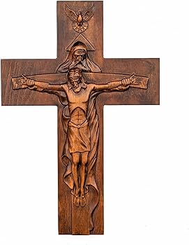 Amazon.com: BGCOPPER Holy Trinity Crucifix Wall Cross, Christ
