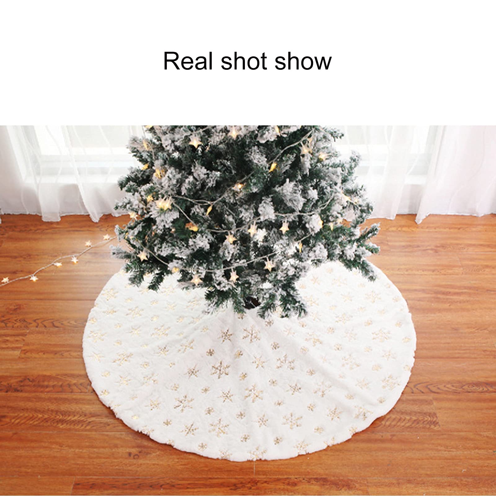 Tappeto Albero Di Natale Copri Base Decorazione Natalizia Albero Natale Gonna Albero Di Natale Per Albero Di Natale,Argento,78cm