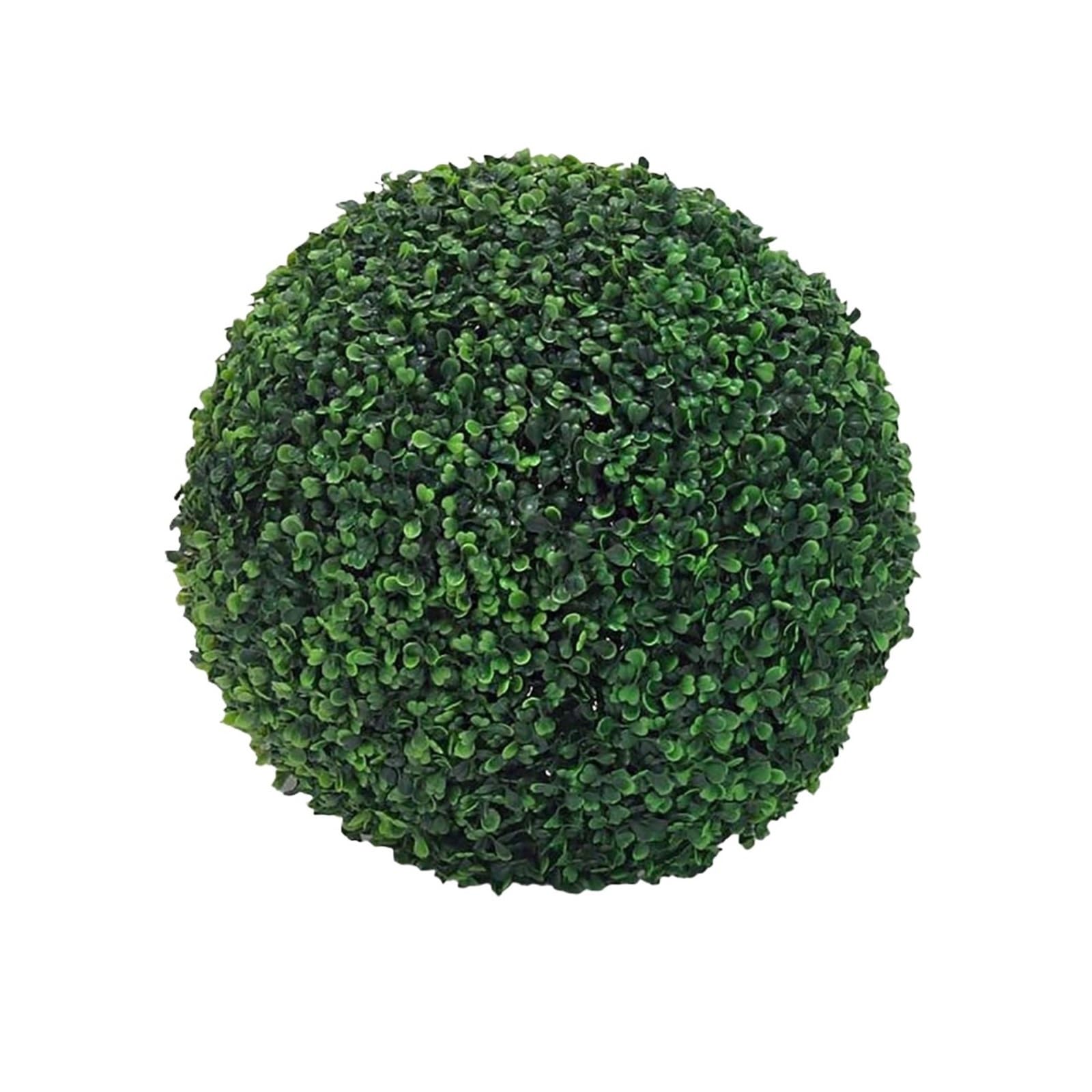 Zymjzbetic Artificial Topiary Balls Artificial Plant Topiary Ball Faux Boxwood Decorative Balls for Backyard, Balcony,Garden, Wedding and Home Décor