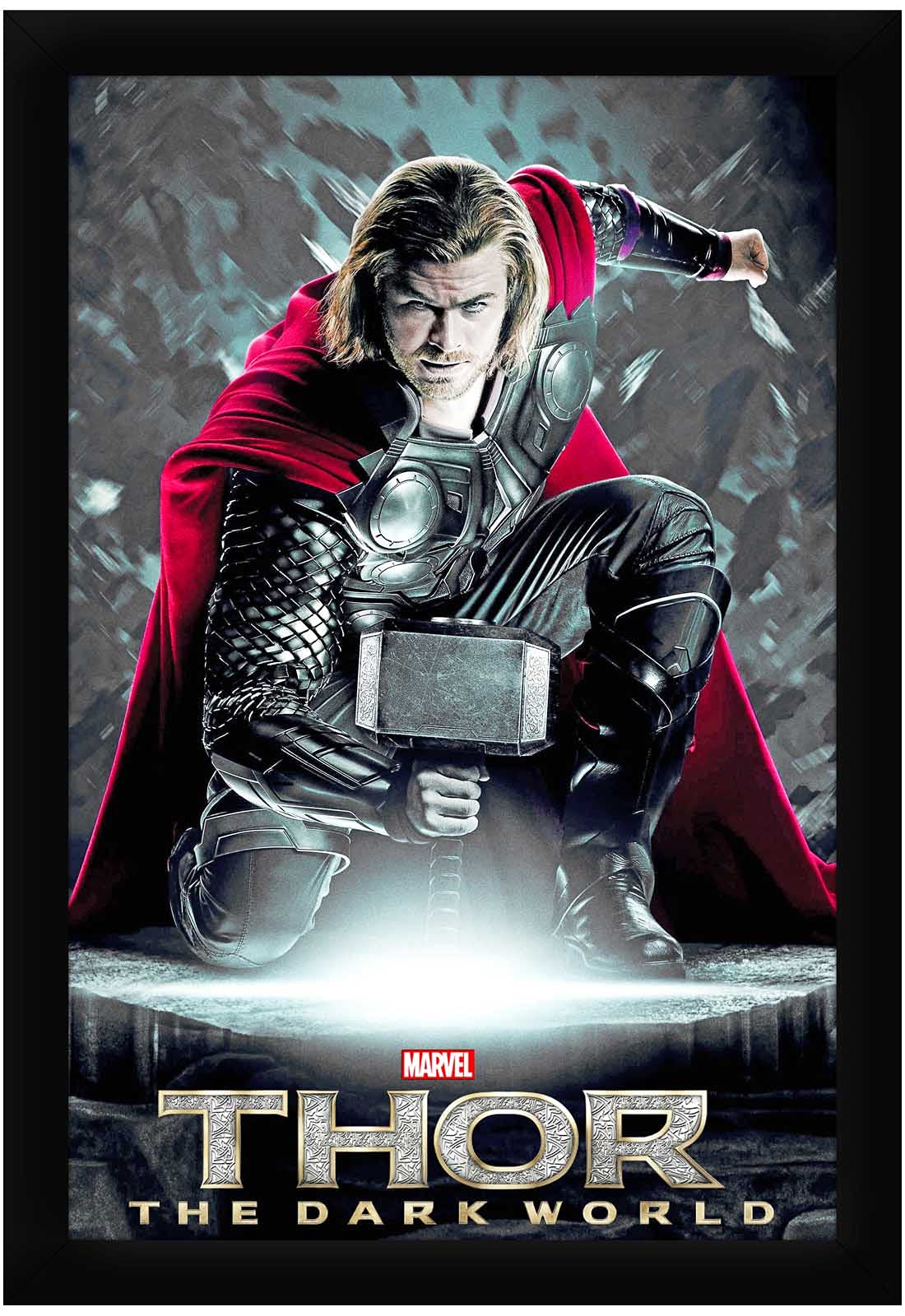 Braj Art Gallery Marvel Thor Chris Hemsworth Photo Frame Size 13.5
