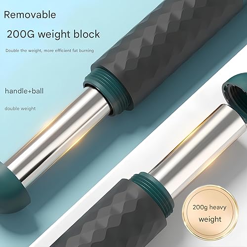 Miniatura 3 de Cordless Weighted Jump Rope with Counter Adjustable Ropeless Skipping Rope for Fitness, Indoor & Outdoor Jumping Rope for Men Women, Digital