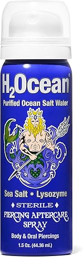 H2Ocean Piercing Aftercare Spray, 1.5 Fluid Ounce