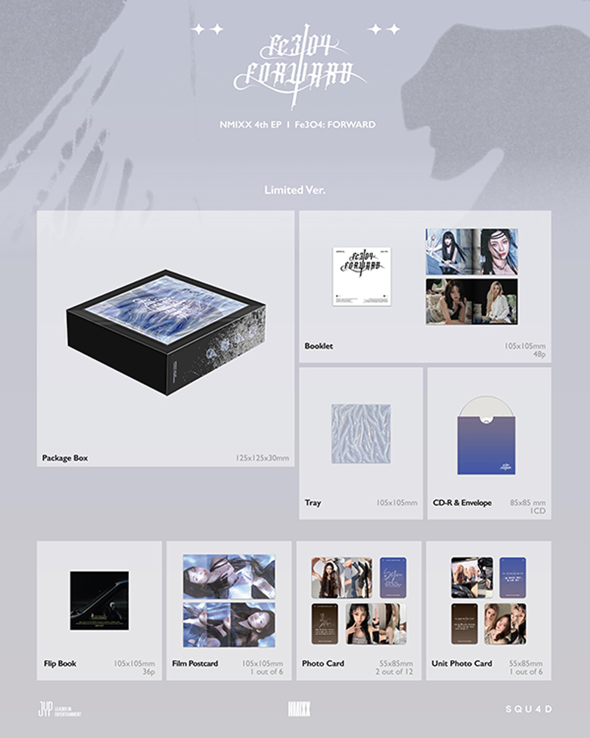 Amazon.com: NMIXX Fe3O4 FORWARD 4th EP Album (Limited Ver.) : Home