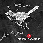 8 oz - Ma Poule Express Vers à repas séchés pour oiseaux sauvages, etc. Env. 8,000 Vers des repas