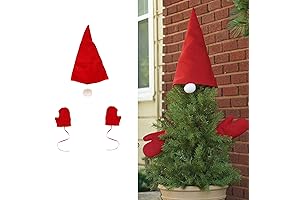 Santa Hat Christmas Tree Topper