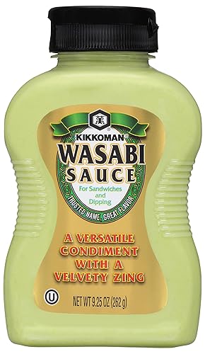 Miniatura 2 de Kikkoman Wasabi salsa 9.25 onzas (paquete de 3) con por The Cup Spreader