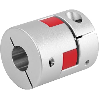 5mm to 10mm Aluminium Plum Flexible Shaft Coupling D30 L35 Flexible Coupling Claw Coupling for 3D Printer CNC Machine and Servo Step Motor
