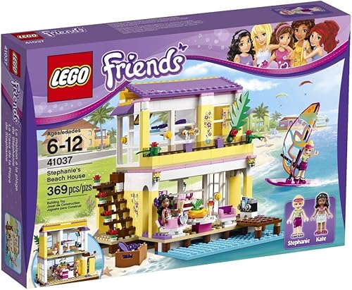 LEGO Friends 41037 Stephanie la Casa de Playa, 369 Pcs