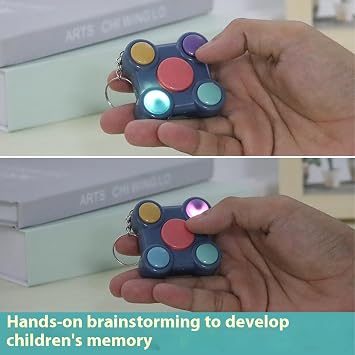 Interactive Handheld Game Device Memory Cube Game Machine for Children to Improve Concentration & Cognitive Abilities Brains Development Toy