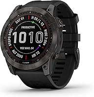 Vista 17 de Garmin Fenix 7 Sapphire Solar - Reloj inteligente de aventura, con capacidad de carga solar, resistente reloj para exteriores con GPS, pantalla