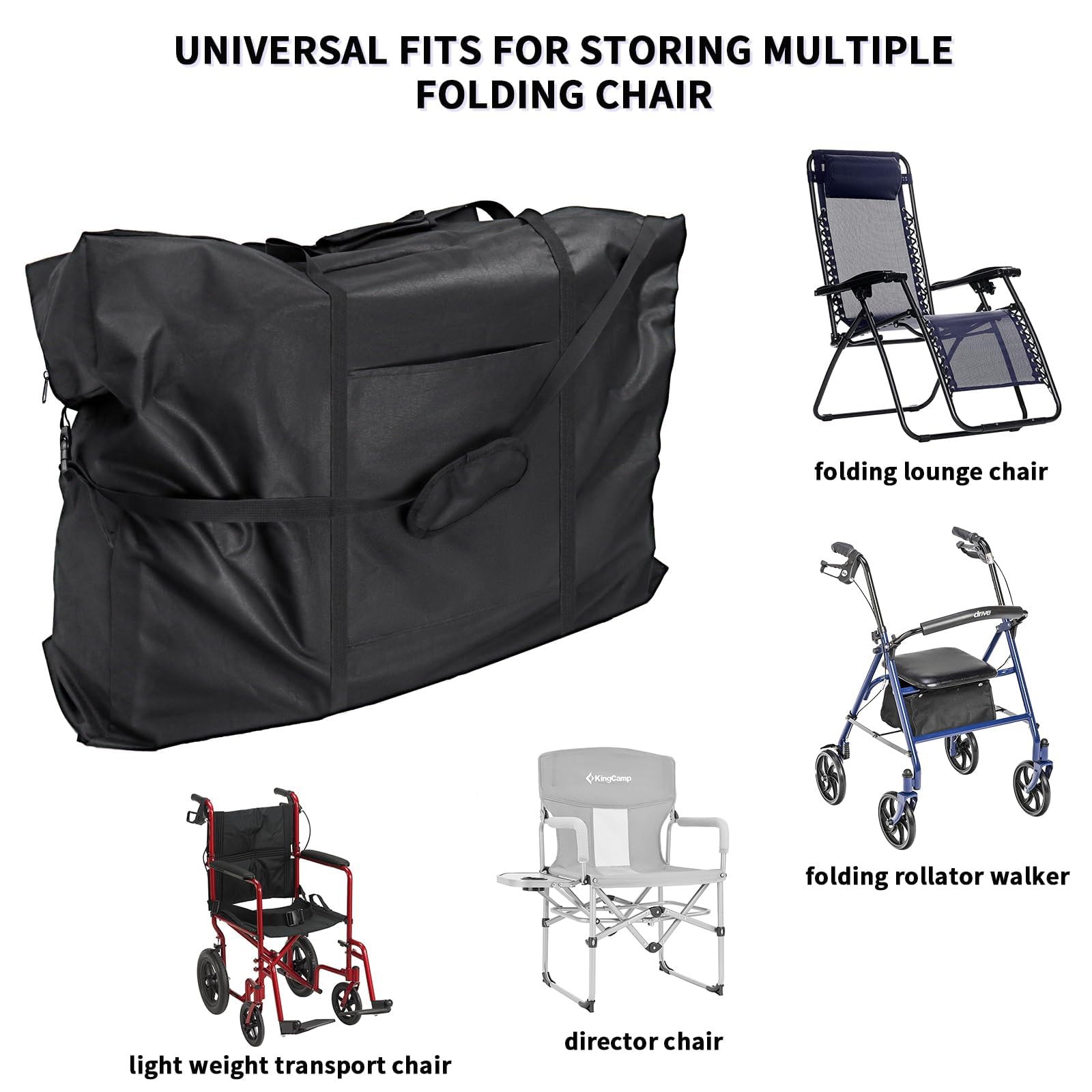 37 Inch Rollator Walker Travel Bag with 2 Medical Luggage Tag — Amazon image 9