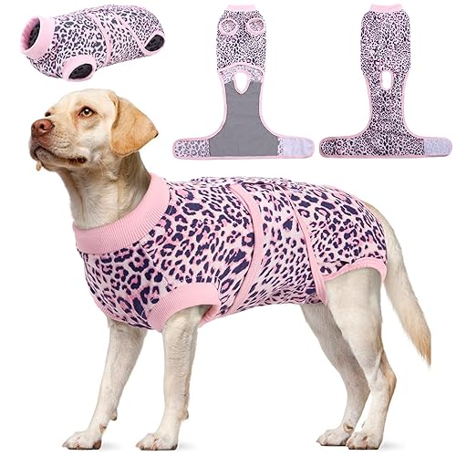 Kuoser Dog Surgery Suit, Comfy Dog Recovery Suit Female Doggie