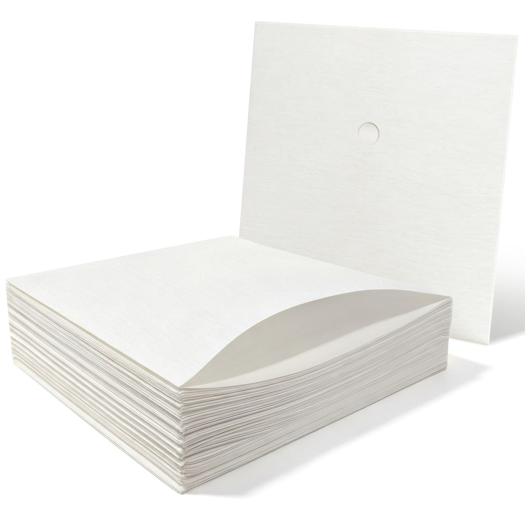 FE09 - Papel de filtro de freidora comercial, hojas de filtro de aceite de 17.5 x 18.5 pulgadas, compatible con sistemas de filtro de freidora RF Hunter HF Series y HF Style 80/130/165, 100 hojas
