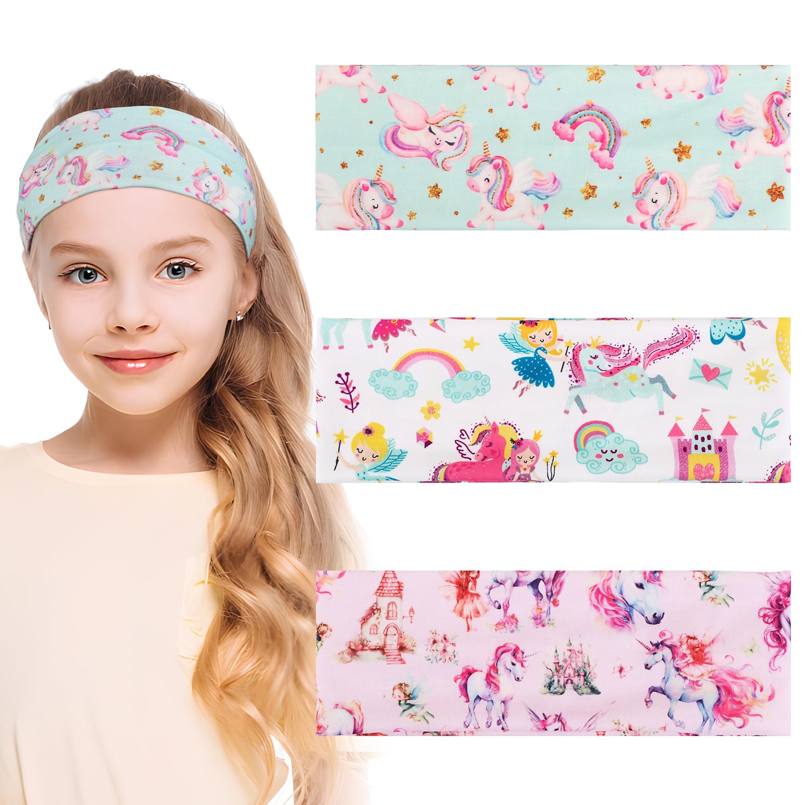 4x Halloween Haarbänder - Geister-Motive Für Kinder & Mädchen